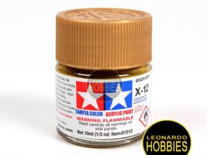 Oro Hoja Metalizado Tamiya X12 10 ml 81512