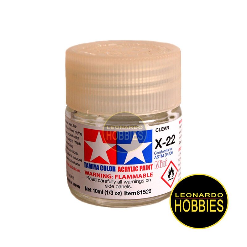 Clear Tamiya X22 10 ml 81522