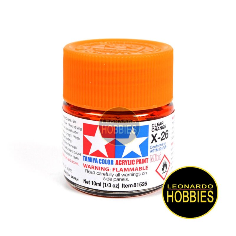 Clear Orange Tamiya X26 10 ml 81526