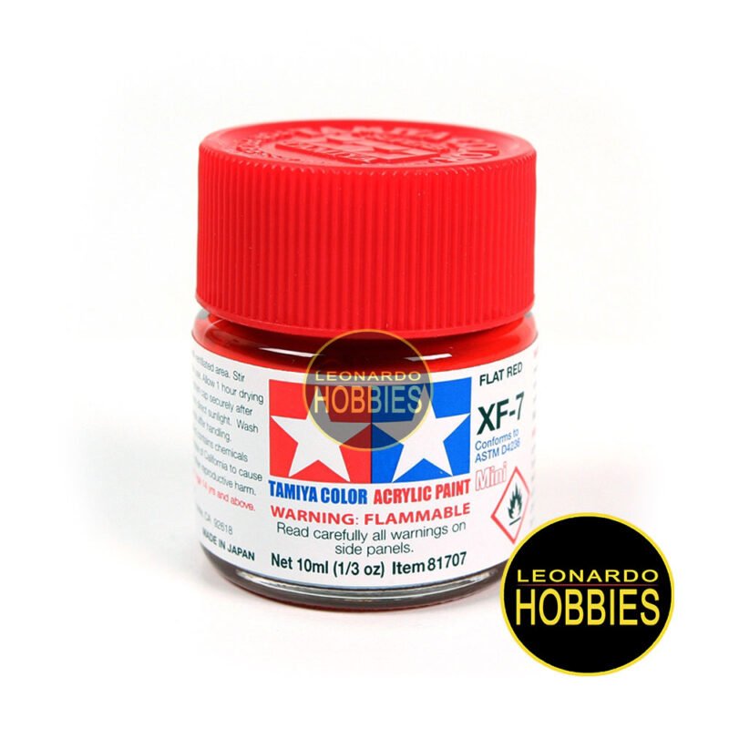 Flat Red Tamiya XF7 10 ml 81707