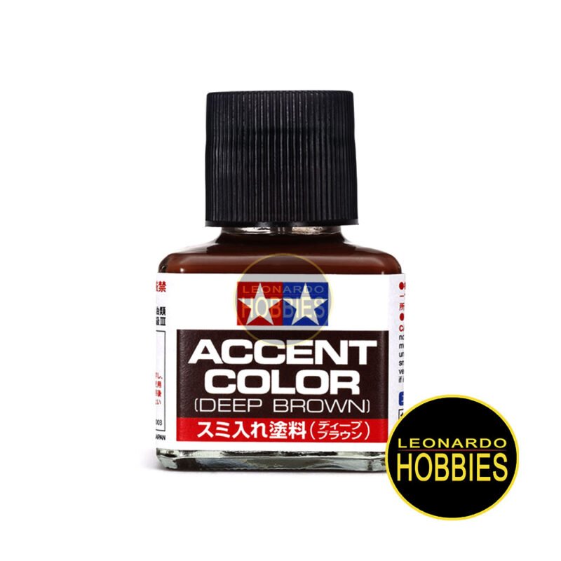 Panel Accent Color Marrón Oscuro (Enamel) Tamiya 40 ml 87210