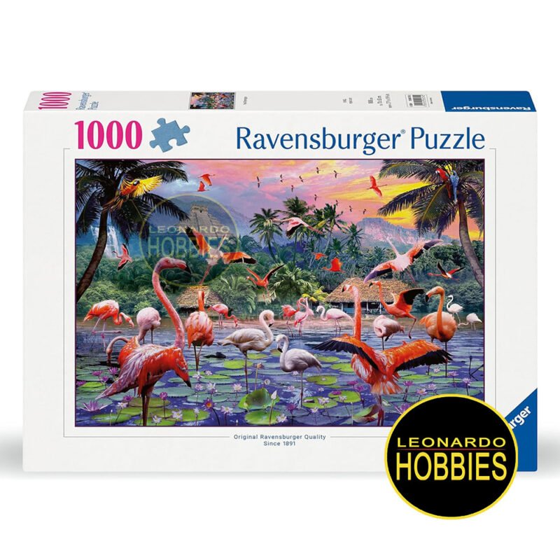 Familia de Flamencos 1000 Piezas Ravensburger 12000574