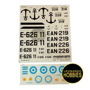 Accesorios, Calcas Argentinas, Calcas para aeromodelos, Calcas para Aviones, Calcas para Barcos, Calcomanías al Agua, Calcomanías Argentinas, Calcos, Calcos para modelismo, Escala 1:100, Escala 1:48, Escala 1:72, Plastimodelismo, Aerocalcas Calcas Leonardo Hobbies