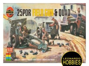 25PDR Field Gun & Quad Escala 1/72 Airfix 01305