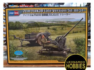 20mm Flak 38 Late Version w/Sd. Ah 51 Escala 1/35 Hobby Boss 80148