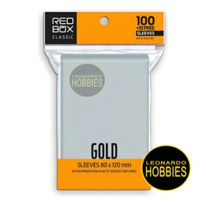 Folios Protectores p/Cartas Gold (110 unidades) - 80mm x 120mm Bureau