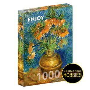 Fritillaries en un Jarrón de Cobre 1000 Piezas Enjoy 1113 NOVEDAD!