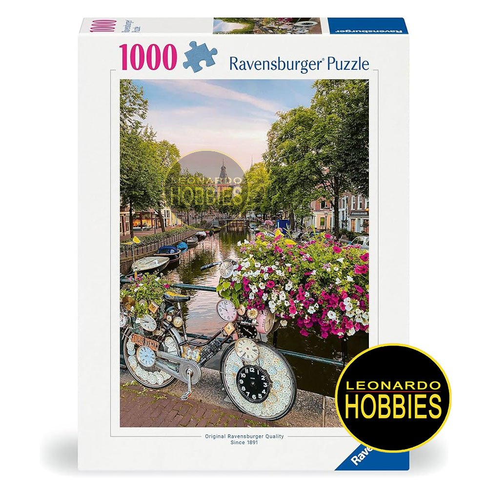 Bicicleta en Amsterdam 1000 Piezas Ravensburger 12000780 NOVEDAD!