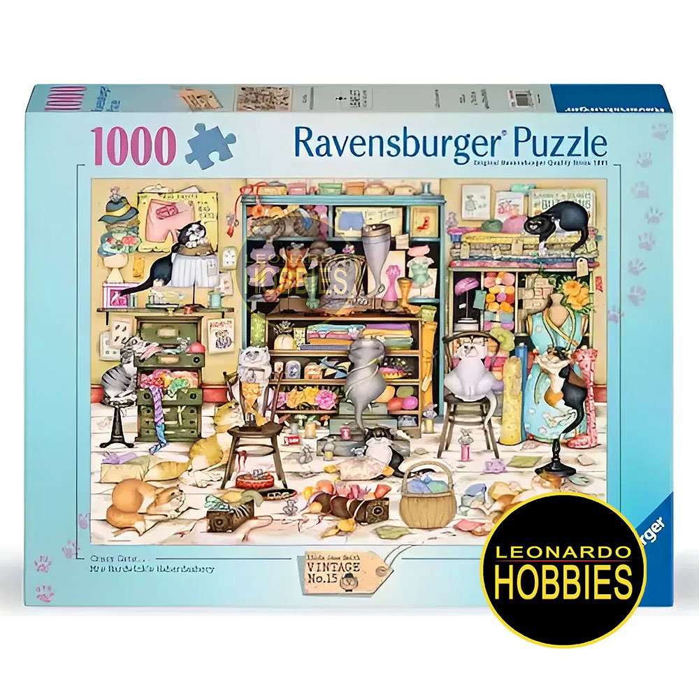 Gatos Locos en la Modista 1000 Piezas Ravensburger 12001083 NOVEDAD!