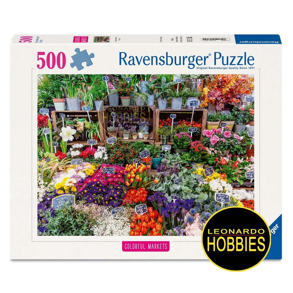 Mercado de Flores, Francia 500 Piezas Ravensburger 12001815 NOVEDAD!