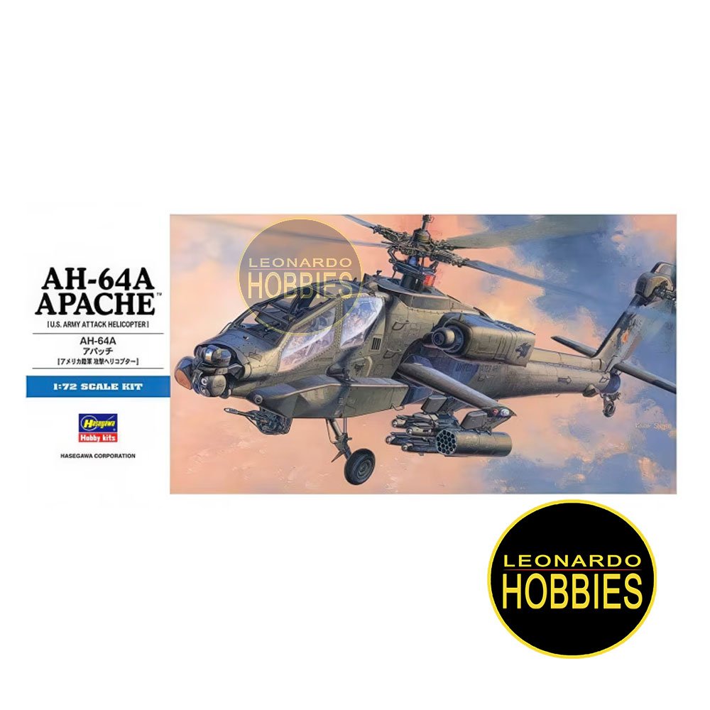 AH-64A Apache Escala 1/72 Hasegawa 0436