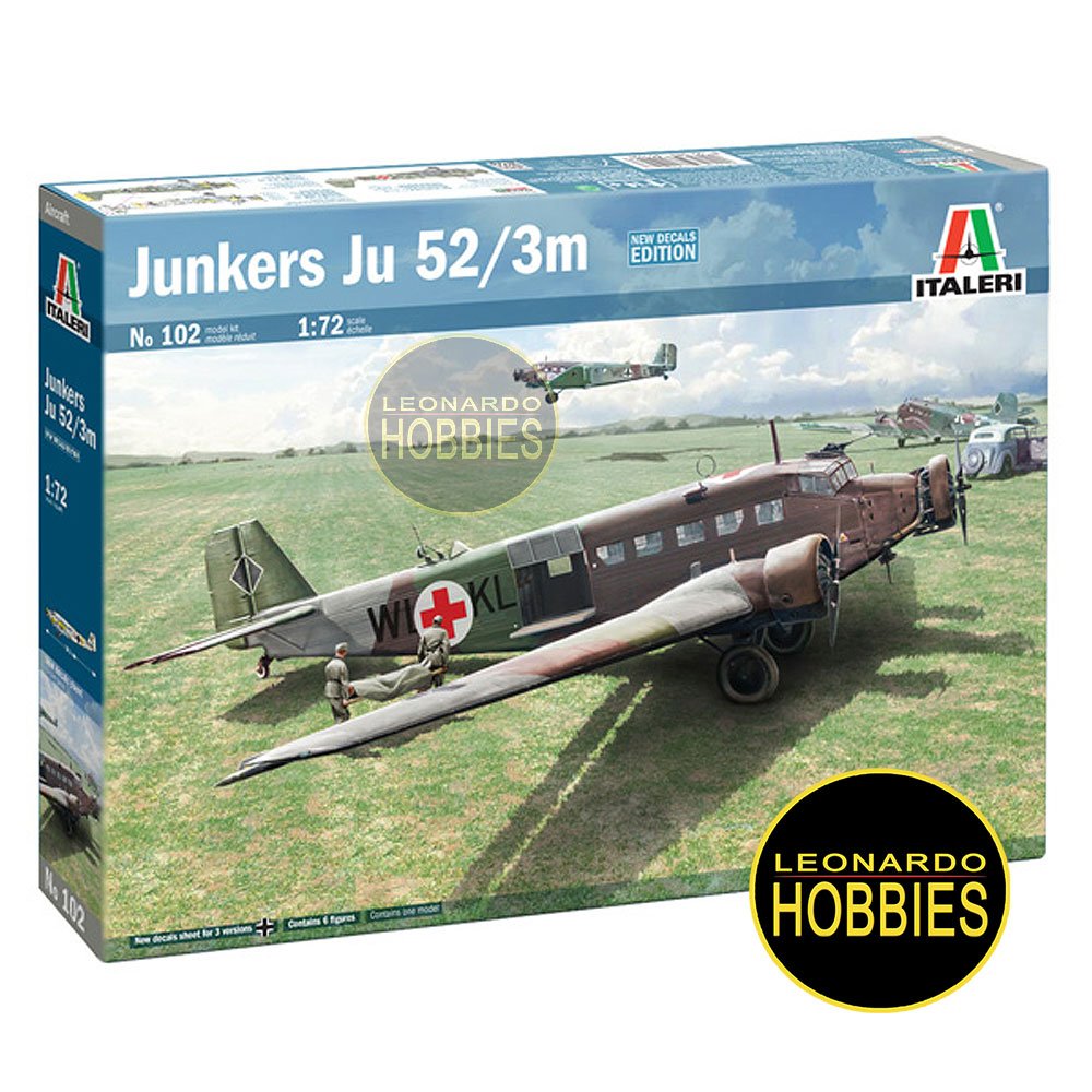 Junkers Ju-52 Escala 1/72 Italeri 102