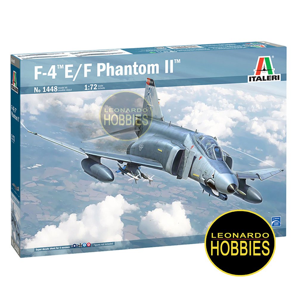 F-4E/F Phantom II Escala 1/72 Italeri 1448