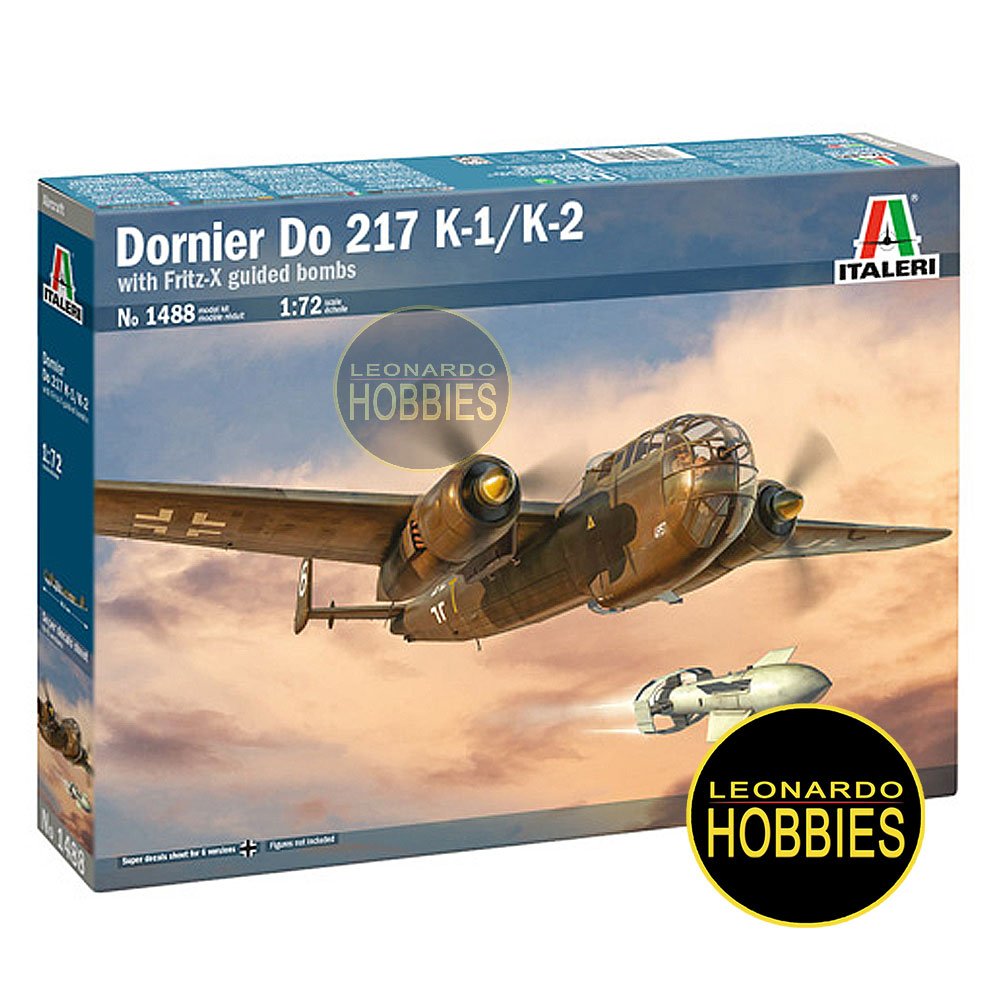 Dornier Do 217K with Fritz X Escala 1/72 Italeri 1488