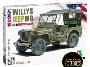 Jeep Willys MB 80th ann. Escala 1/24 Italeri 3635