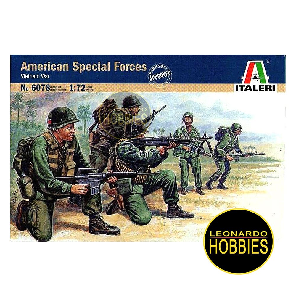 American Special Forces (Vietnam) Escala 1/72 Italeri 6078