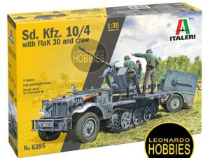 Sd. Kfz. 10/4 with FlaK 30 Escala 1/35 Italeri 6395